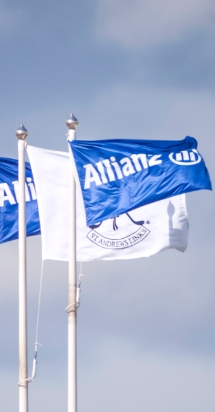 Allianz Flags in the Wind